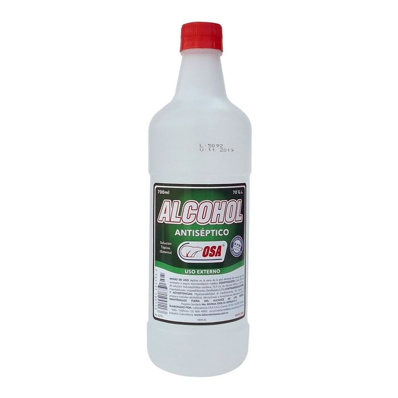 GENERICO - Alcohol Osa Antiseptico X 700ml