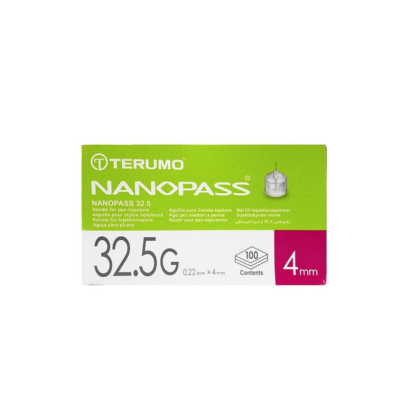 GENERICO - Aguja Para Pen Nanopass 32.5g X 4mm X 100und