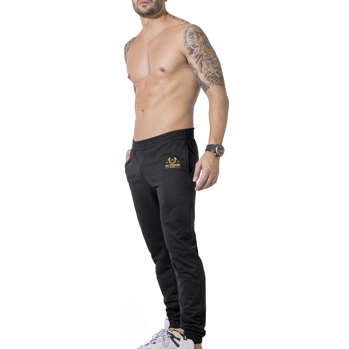 MARKETING PERSONAL - Jogger Hombre Negro Mp 32752