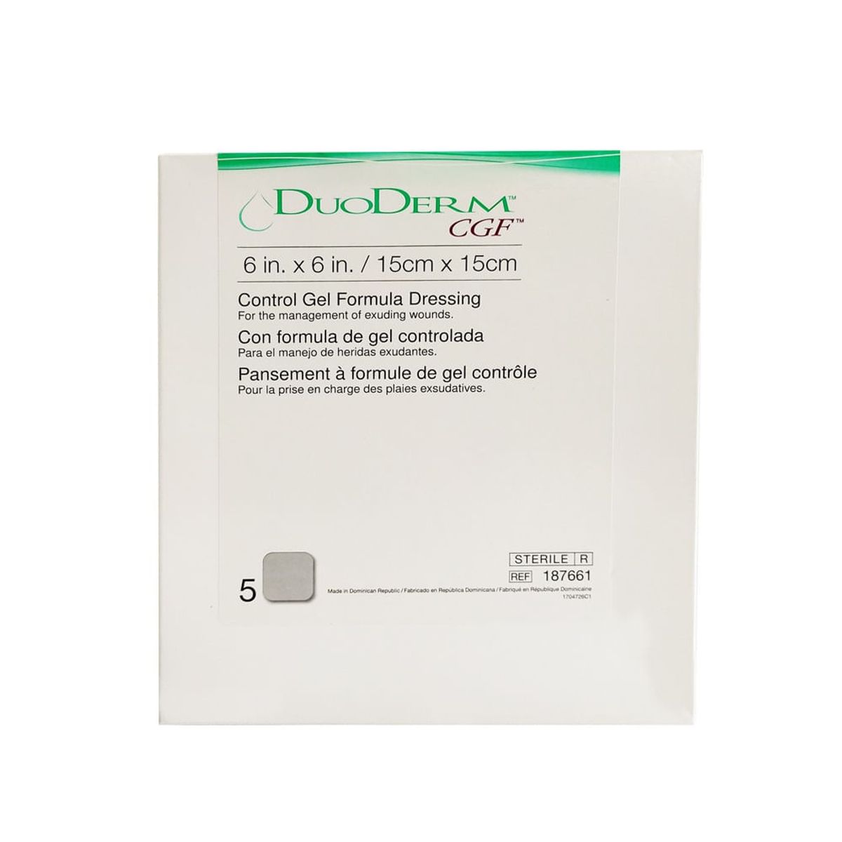 GENERICO - Aposito Duoderm Cgf 15x15cm X 5und