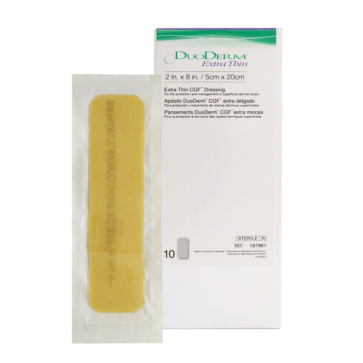 CONVATEC - Aposito Duoderm Extra Thin 5x20cm X 10und