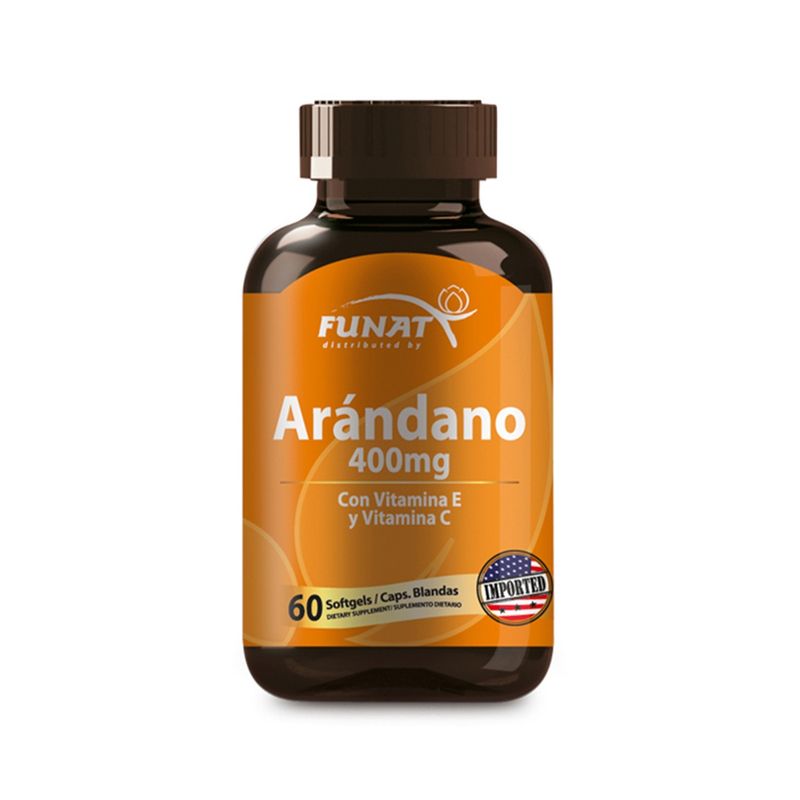 GENERICO - Arandano Funat 400mg Vitaminas E Y C X 60 Capsulas