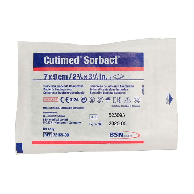 GENERICO - Aposito Cutimed Sorbact Compresa 7cm X9c