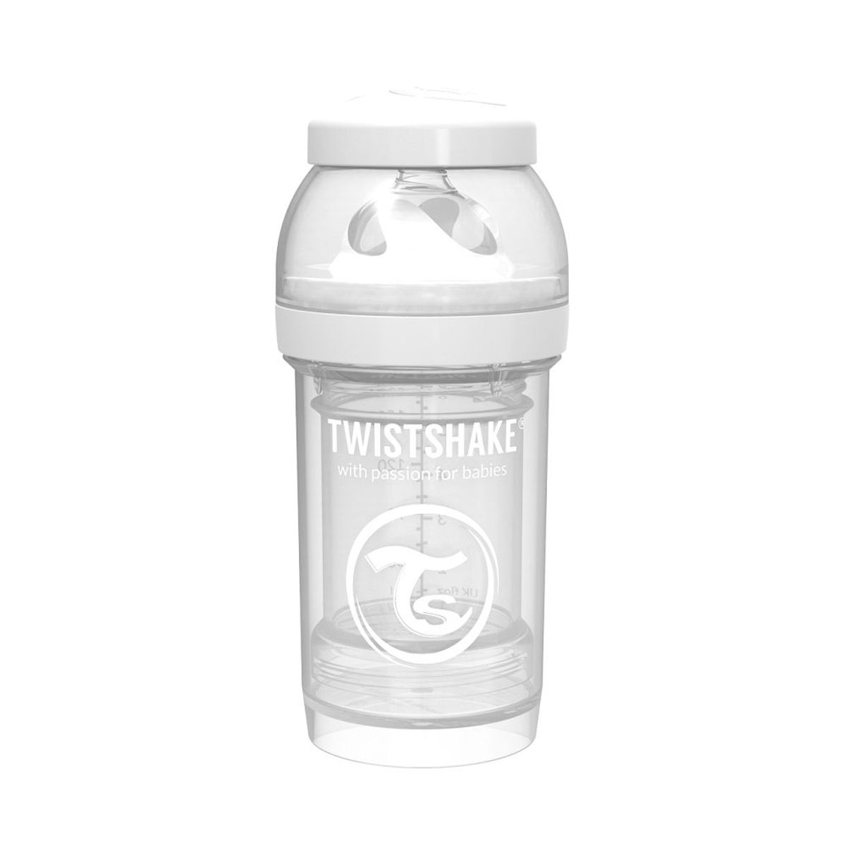 TWISTSHAKE - Biberon Anti-colic Twistshake Blanco 6oz