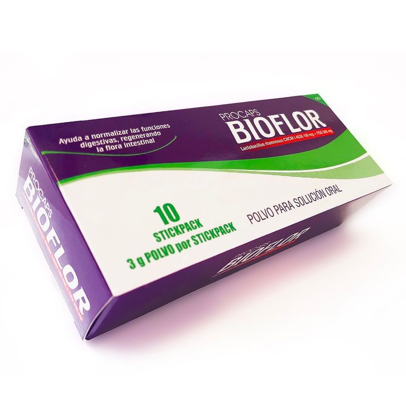 GENERICO - Bioflor 100/500mg Polvo Solucion Oral 3g X 10und