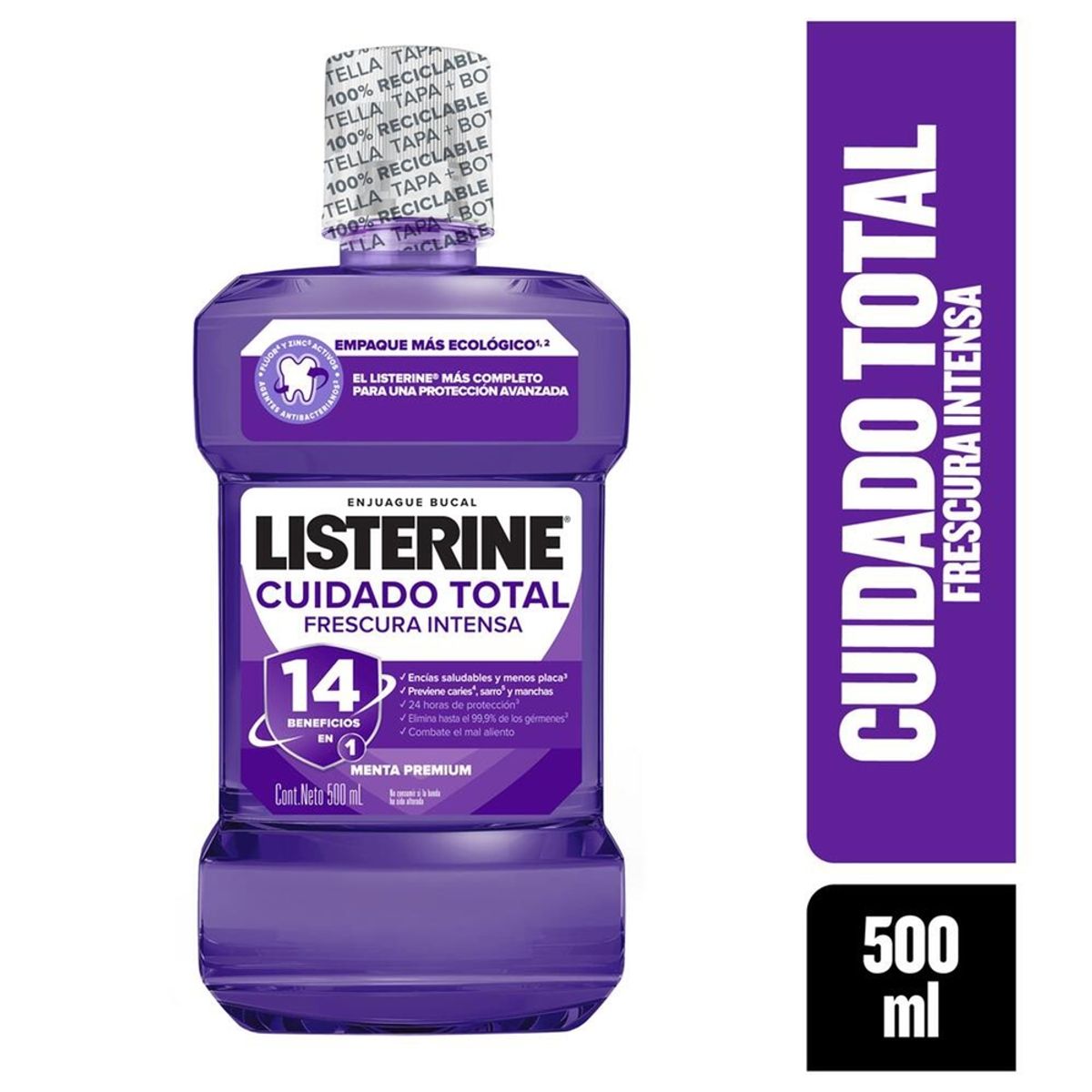 LISTERINE - Enjuague Bucal Listerine Cuidado Total X 500ml