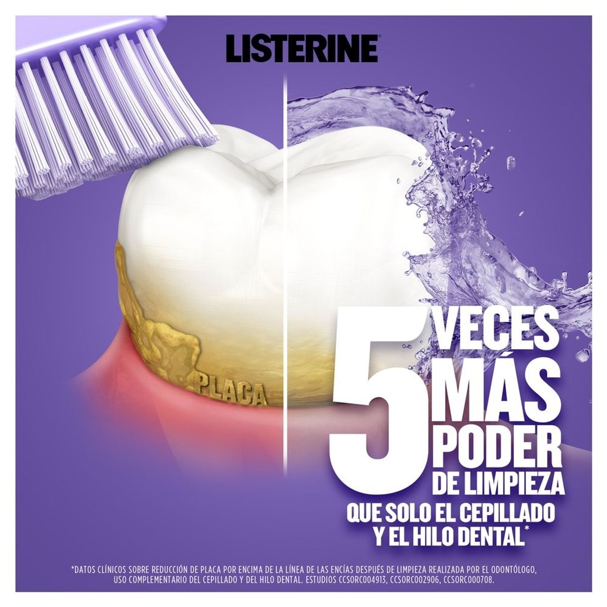 LISTERINE - Enjuague Bucal Listerine Cuidado Total X 500ml