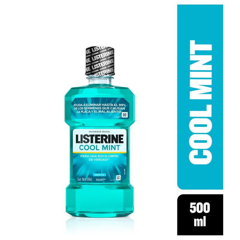 LISTERINE - Enjuague Bucal Listerine Cool Mint X 500ml