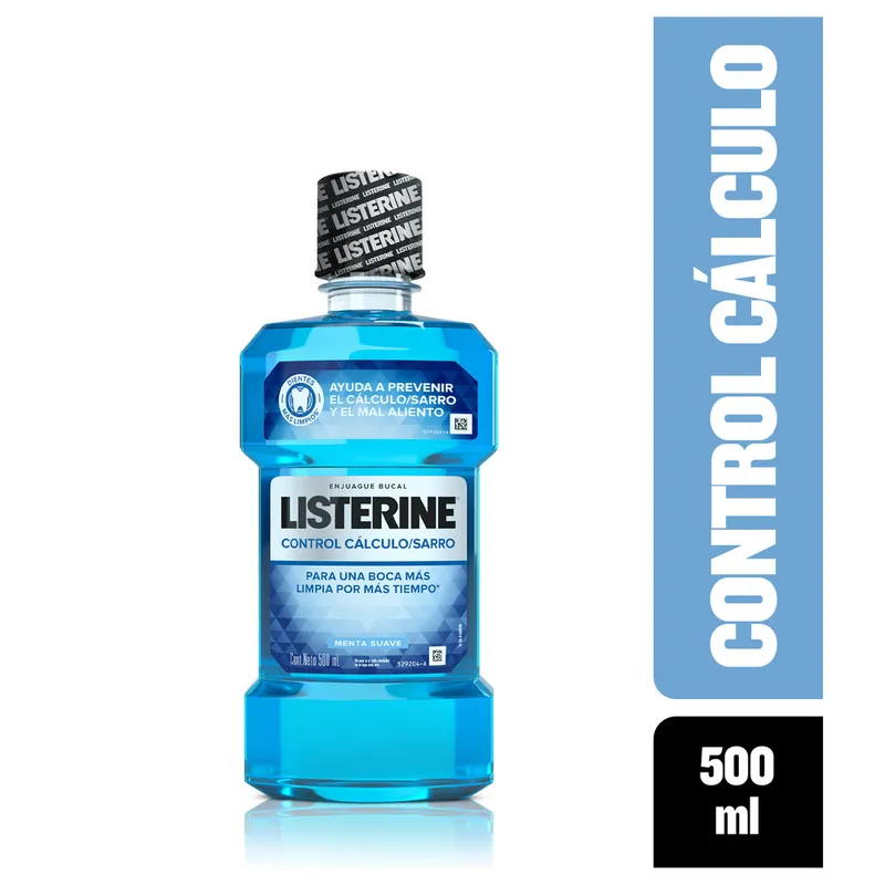 JOHNSON AND JOHNSON - Enjuague Bucal Listerine Control Calculo X 500ml