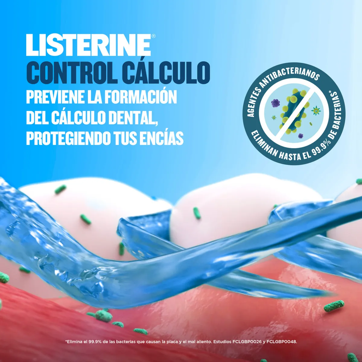 JOHNSON AND JOHNSON - Enjuague Bucal Listerine Control Calculo X 500ml