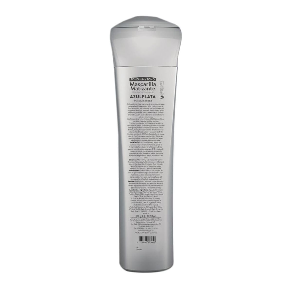 NAISSANT - Mascarilla Naissant Azul Plata X 300ml.---