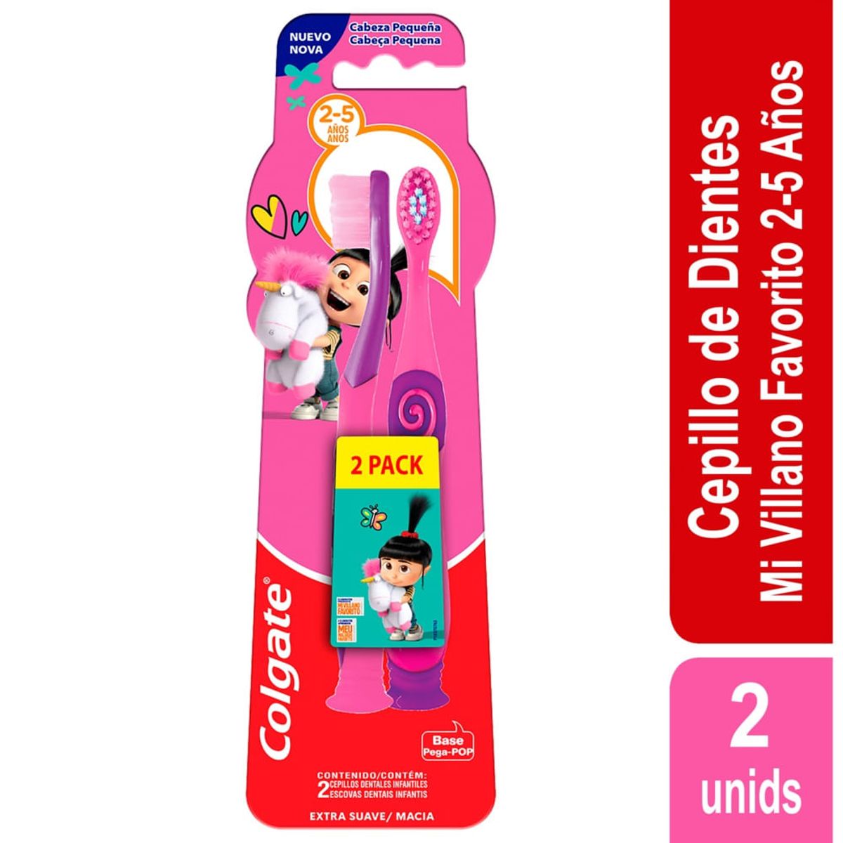 COLGATE - Cepillo Dental Colgate Kids Agnes 2-5 Años X 2und
