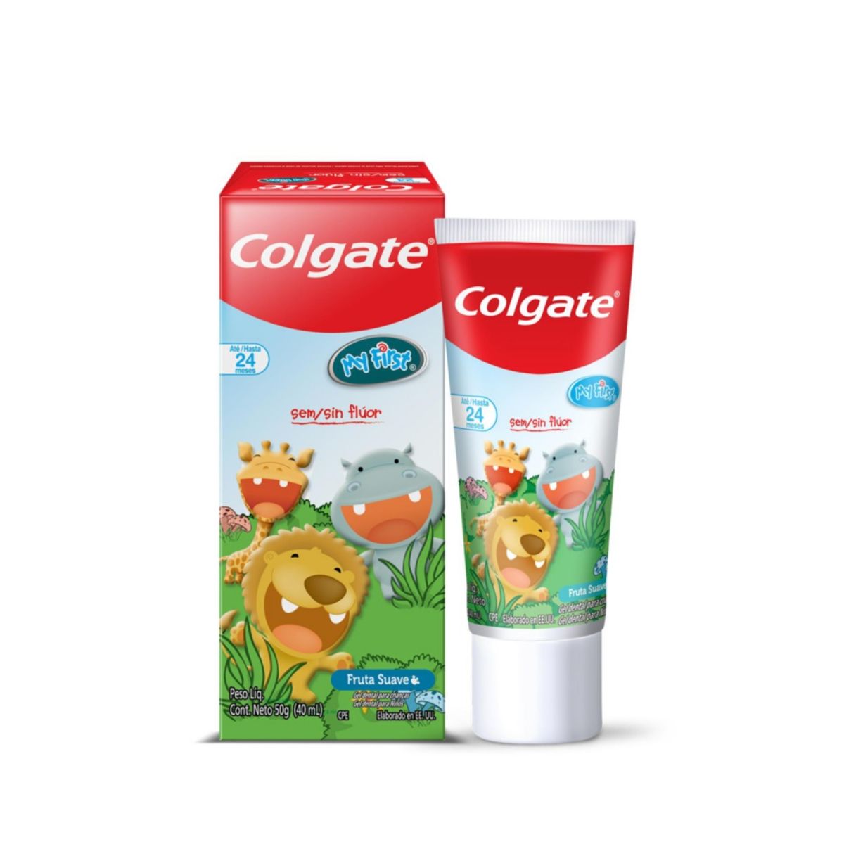 COLGATE - Gel Dental Colgate Sin Fluor Niños 0-2 Años X 40ml