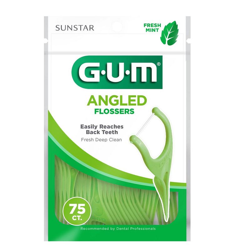GUM - Seda Dental Flossers Angled Gum X 75und