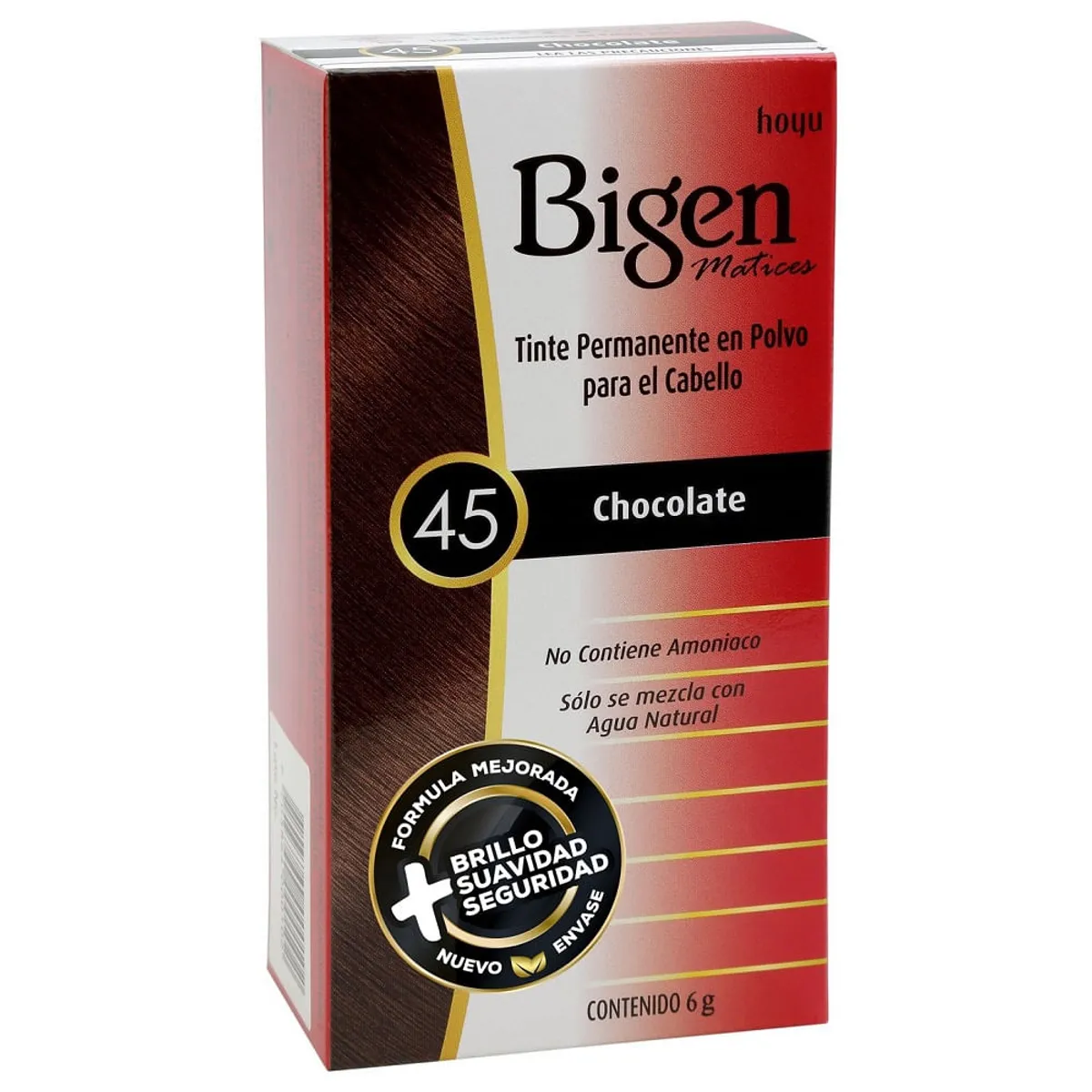 BIGEN - Tinte Bigen 45 Chocolate X 6g
