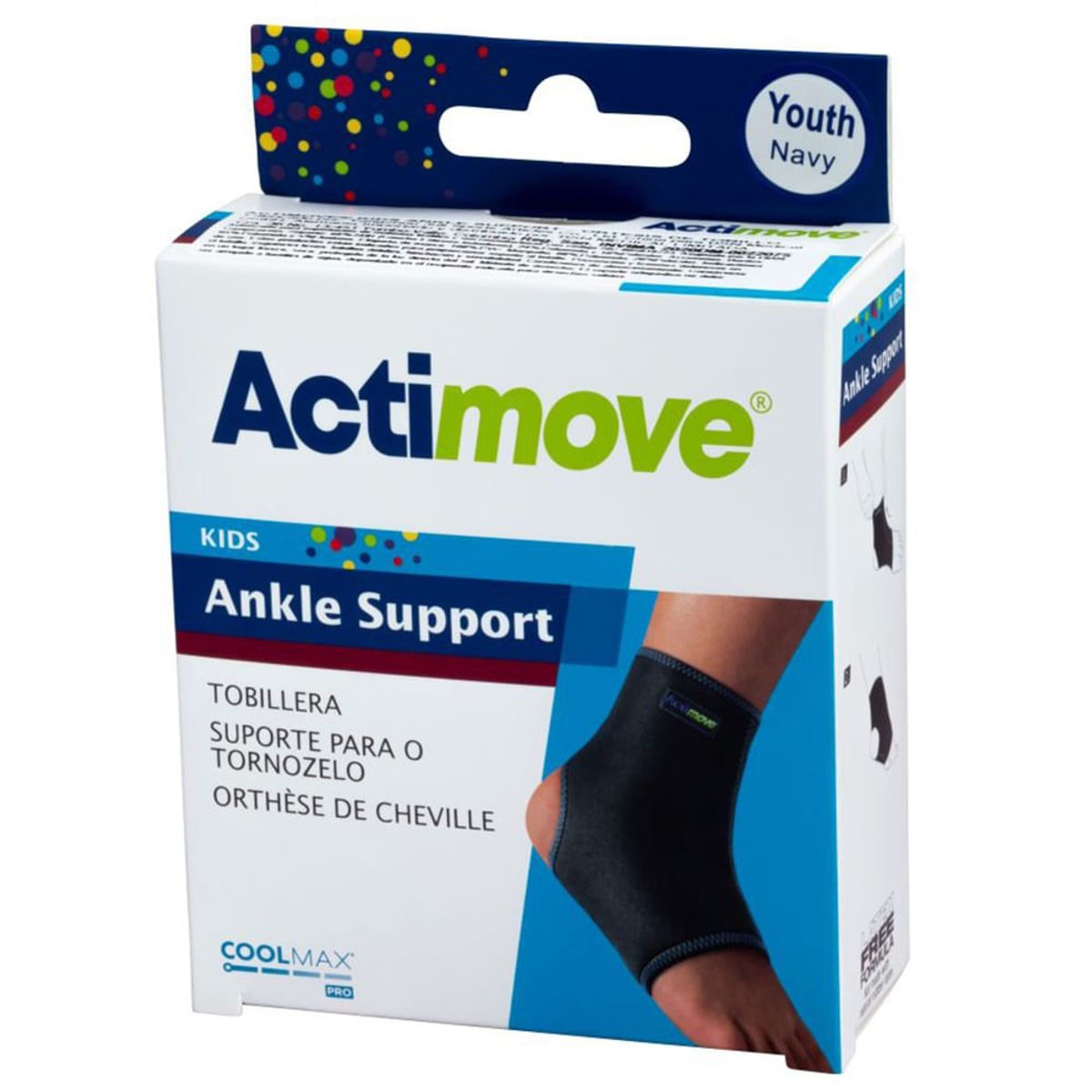 ACTIMOVE - Tobillera Actimove Kids Navy Talla Unica