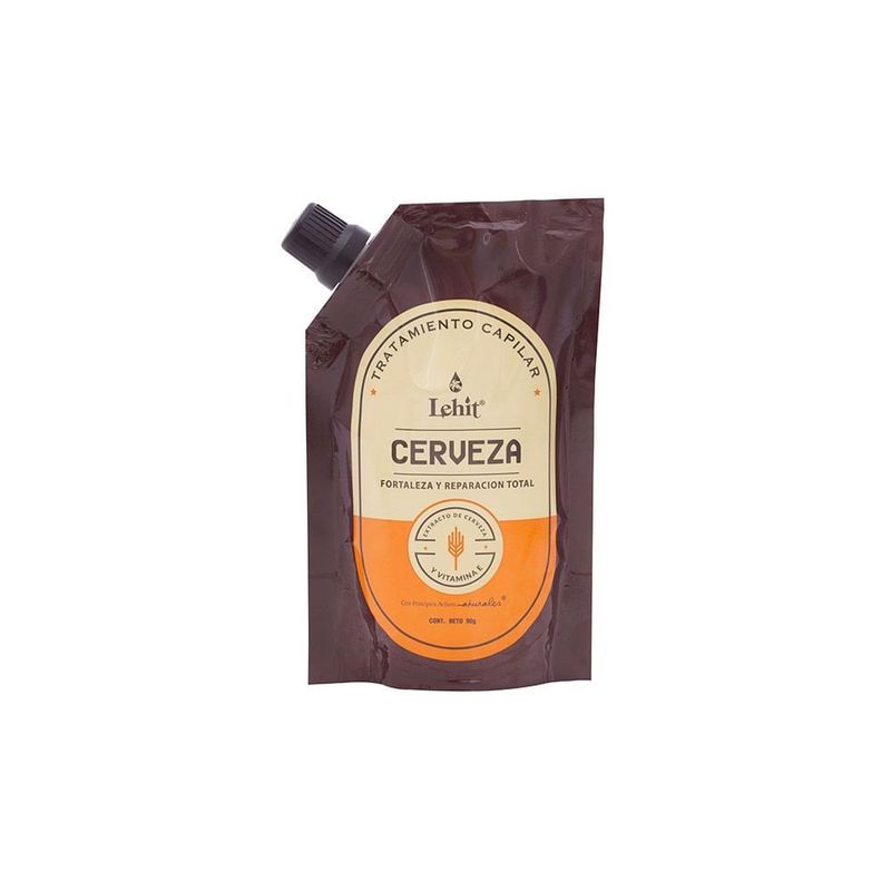 LEHIT - Tratamiento Capilar Lehit Cerveza Y Vitamina E X 90g.---