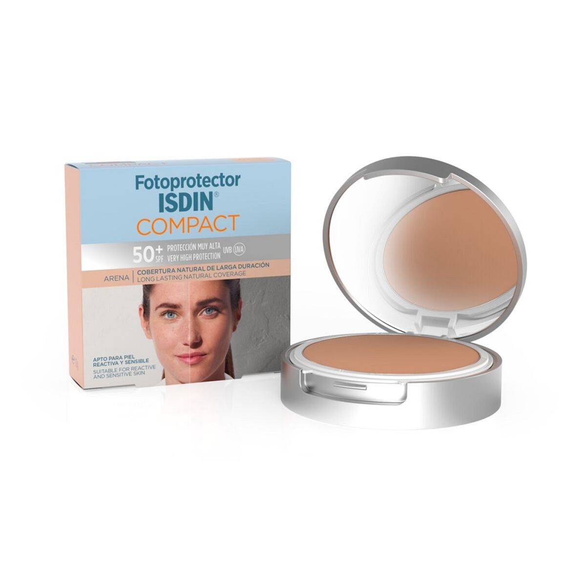 ISDIN - Polvo Compacto Isdin Fotoprotector Spf50 Arena 10g