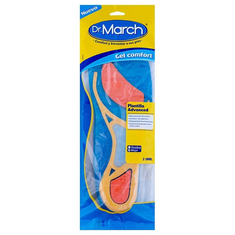 DR MARCH - Plantilla Gel Comfort Hombre Dr.march