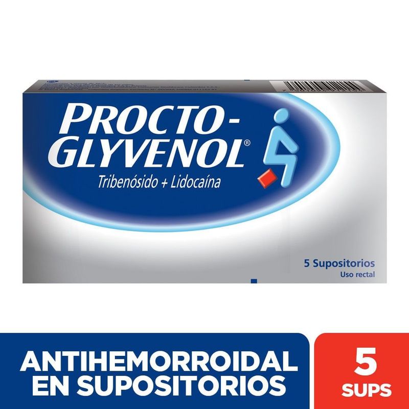 GENERICO - Proctoglyvenol Caja X 5 Supositorios