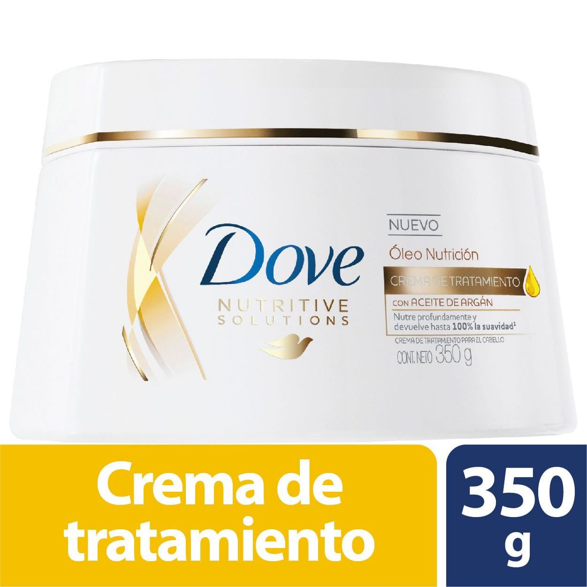DOVE - Tratamiento Capilar Dove Oleo Nutricion X 350gr.---