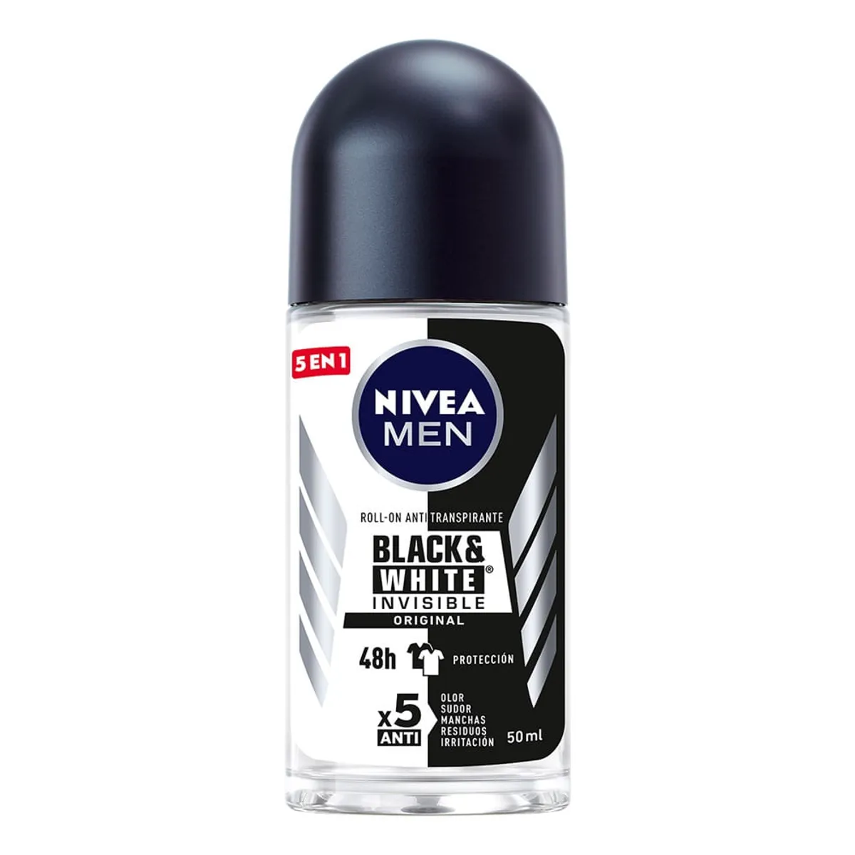 NIVEA - Desodorante Roll On Nivea Men Invisible Black & White X 50ml