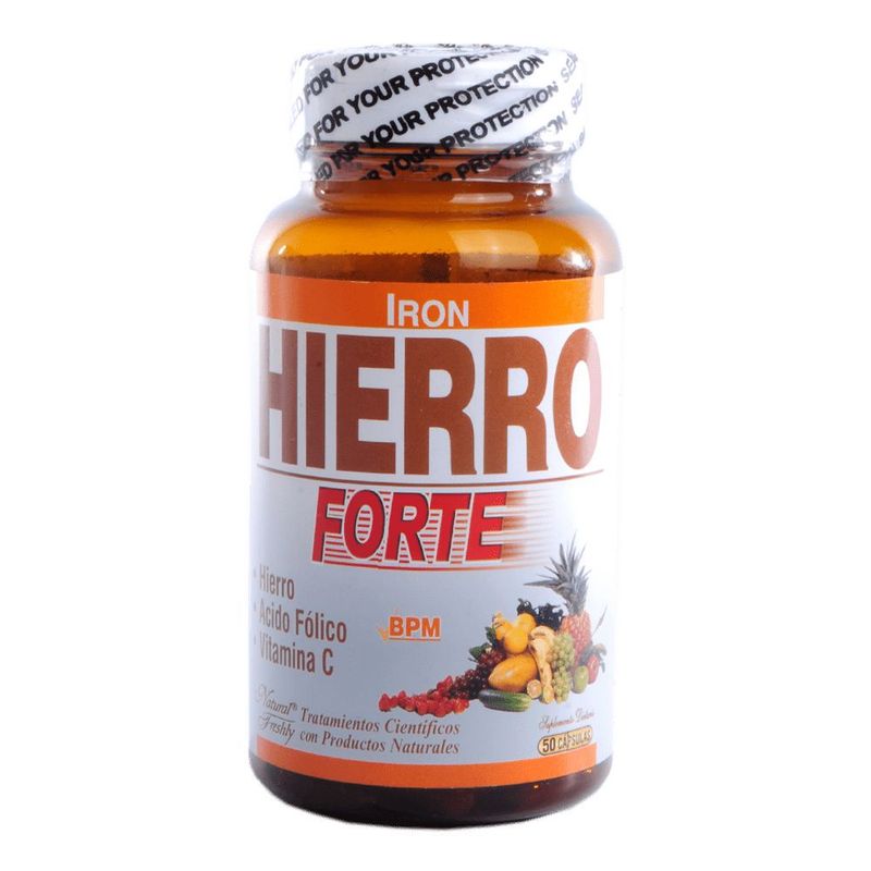 NATURAL FRESHLY - N.f. Hierro Forte X 50 Capsulas