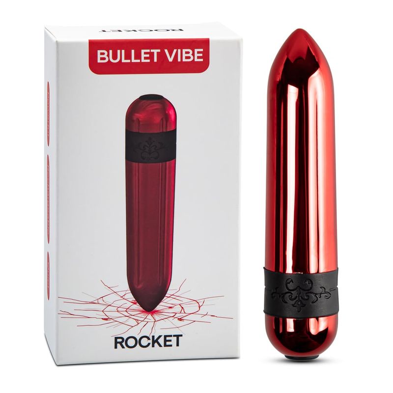 LUST - Bala Vibrador Cromada Recargable
