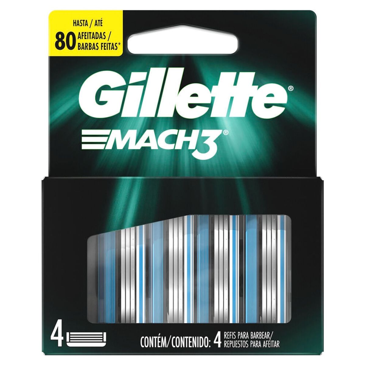 GILLETTE - Repuestos De Afeitar Gillette Mach3 X 4und
