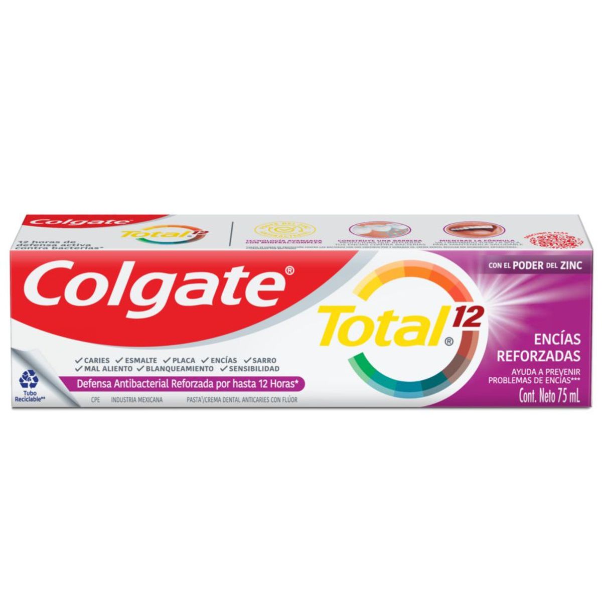 COLGATE - Crema Dental Colgate Total 12 Professional Encias Saludables