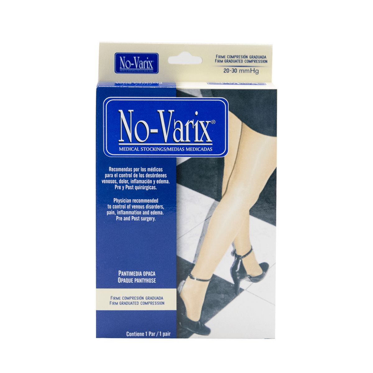 NO VARIX - Pantimedia Beige 20-30 Talla M No-varix