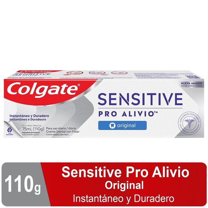 COLGATE - Crema Dental Colgate Sensitive Pro Alivio X 110g.---