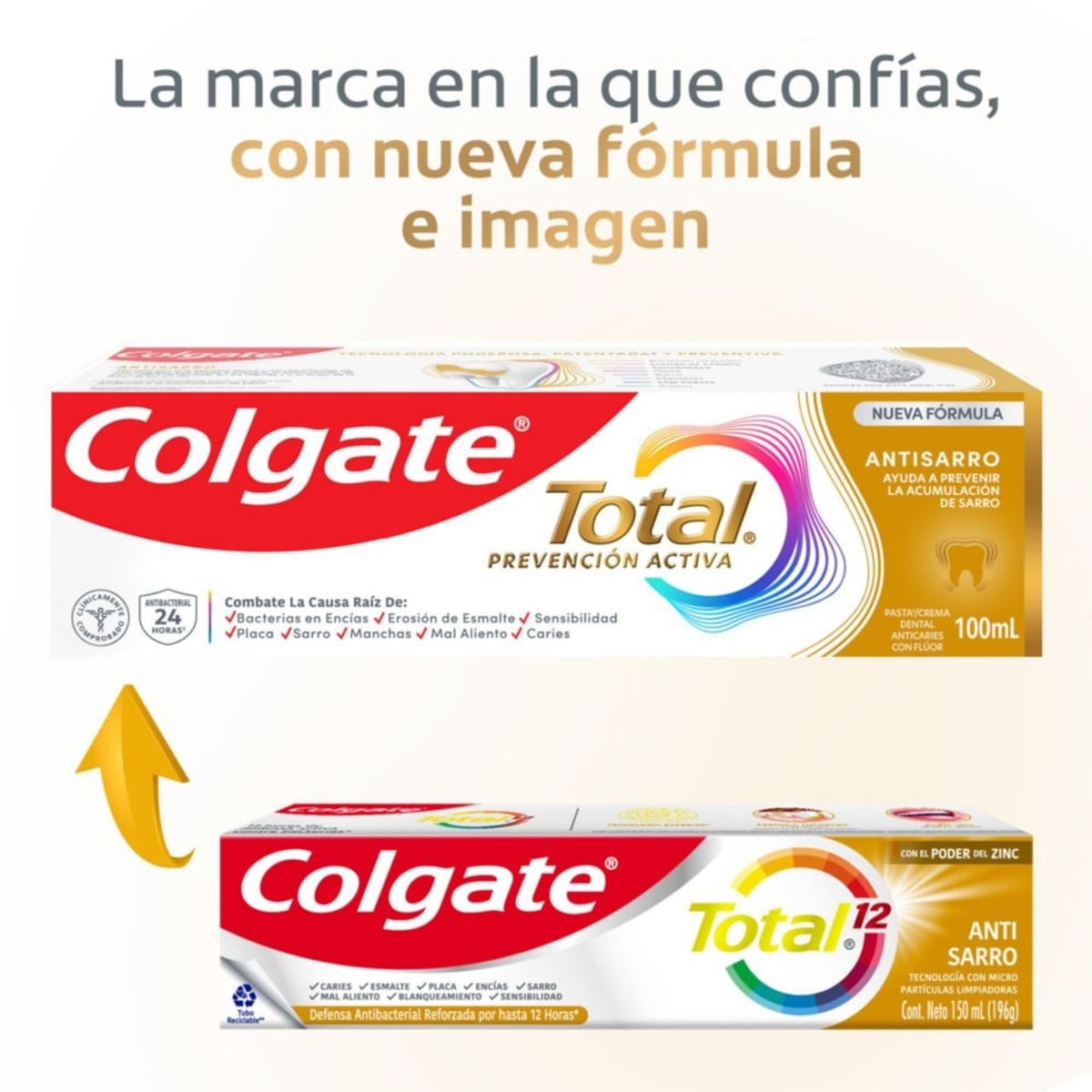COLGATE - Crema Dental Colgate Total 12 Antisarro X 75ml