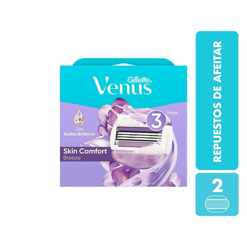 VENUS - Repuesto Maquina Afeitar Venus Breeze X 2und