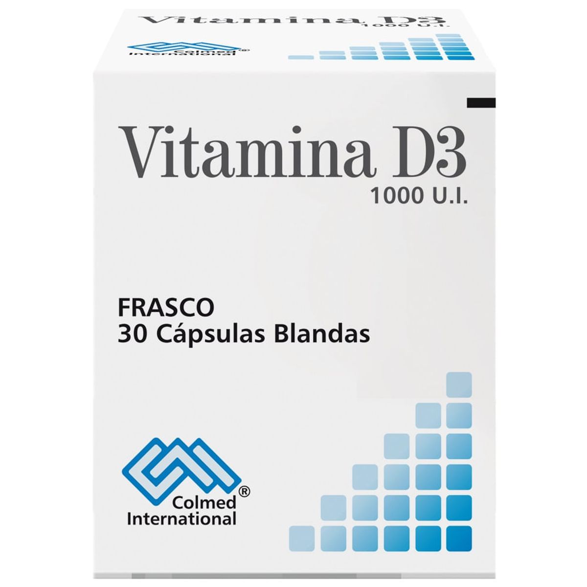 COLMED - Vitamina D3 Colmed 1000 U.i X 30 X Cápsulas Blandas