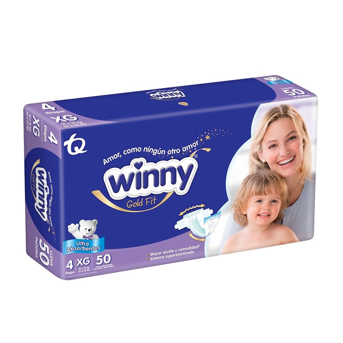 WINNY - Pañal Winny Gold Etapa 4 X 50und