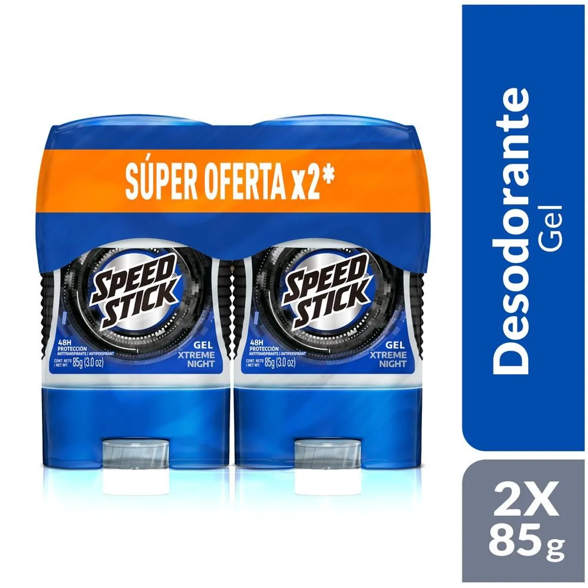 SPEED STICK - Desodorante Hombre Speed Stick Xtreme Night Gel 2x85g