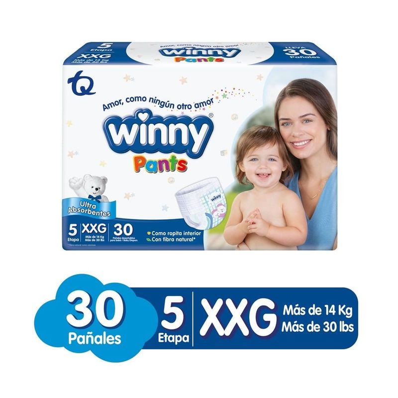 WINNY - Pañales Winny Pants Etapa 5 X 30und