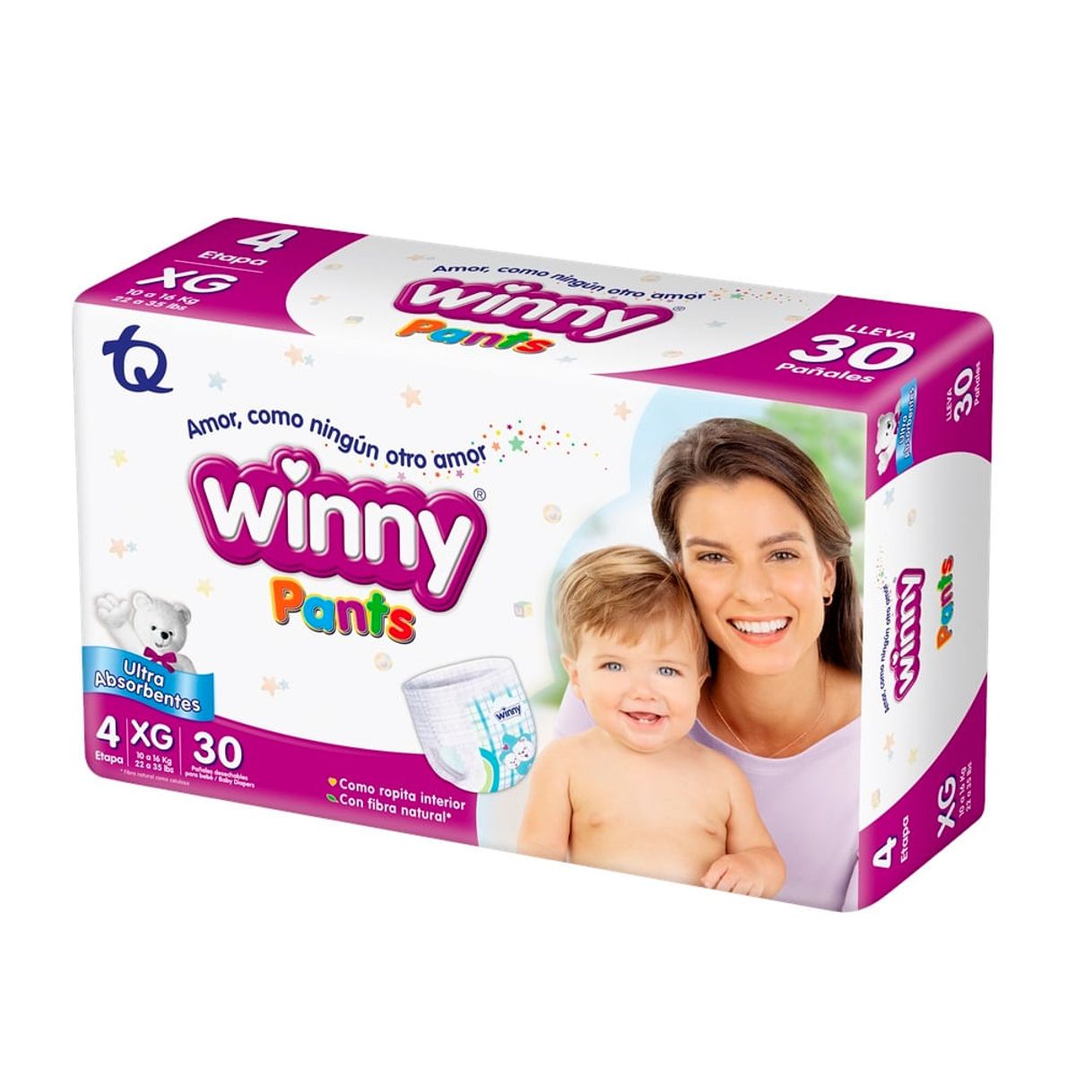 WINNY - Pañales Winny Pants Etapa 4 X 30und