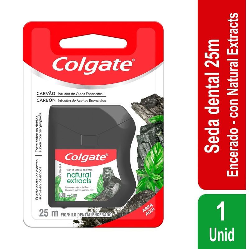 COLGATE - Hilo Dental Colgate Natural Extracts X 25m.---
