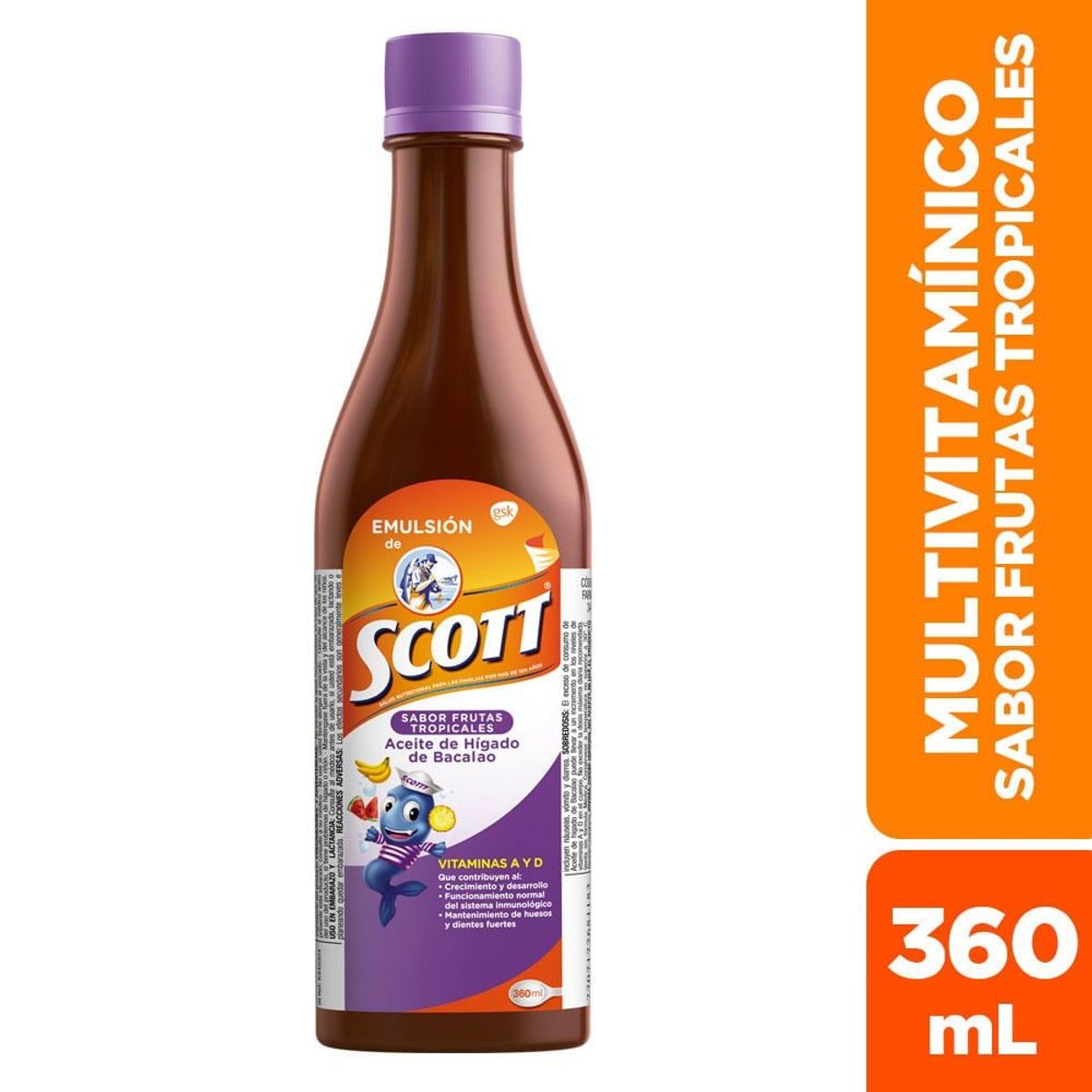 FAMILIA - Emulsion Scott Frutas Tropicales  X 360ml