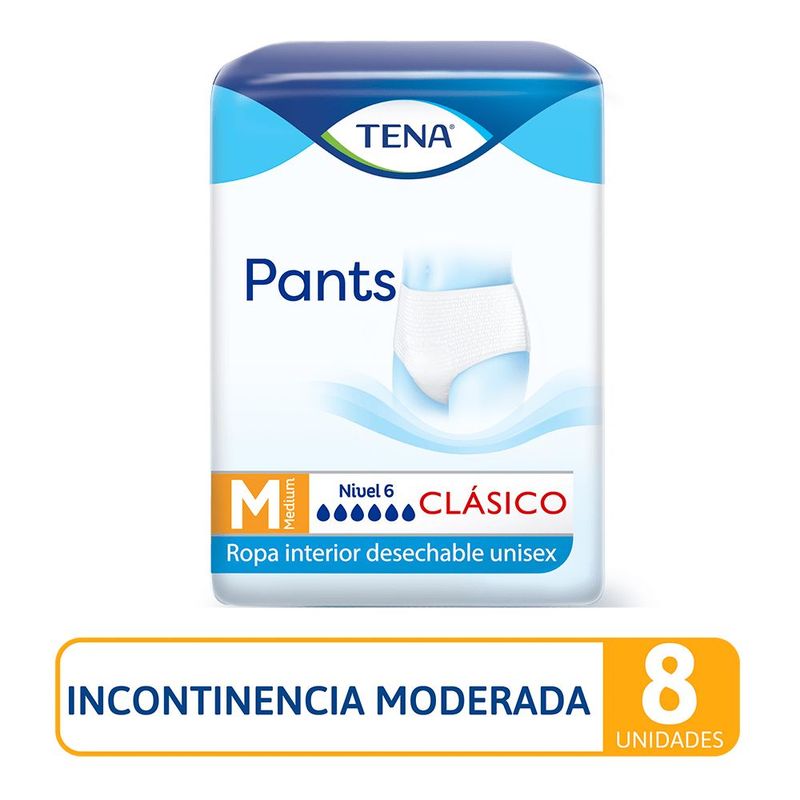 TENA - Pañal Pants Tena Clasico Talla M X 8und