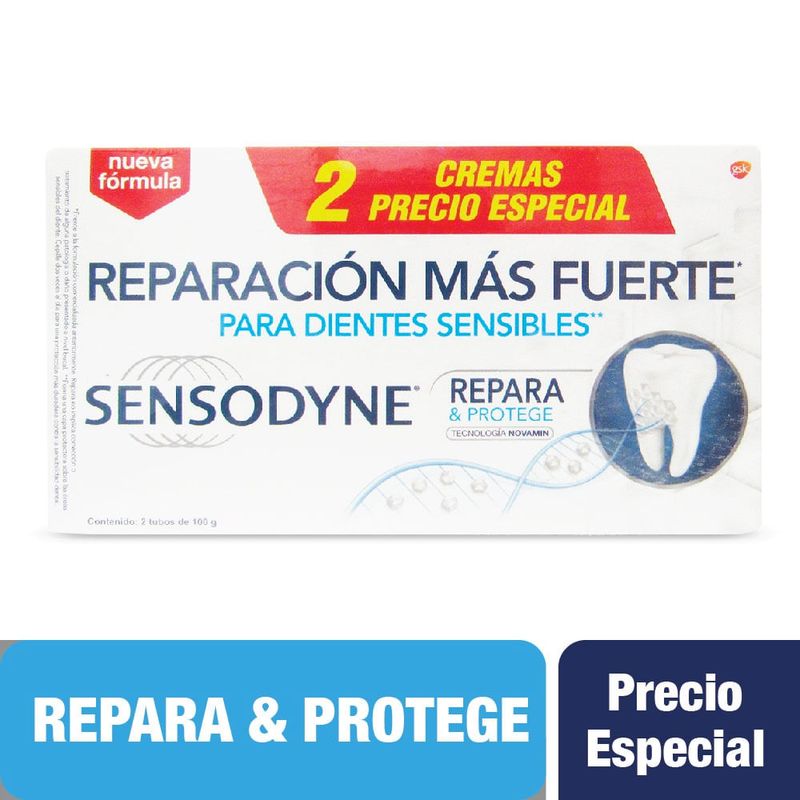 SENSODYNE - Oferta Crema Dental Sensodyne Repara Y Protege X 2und