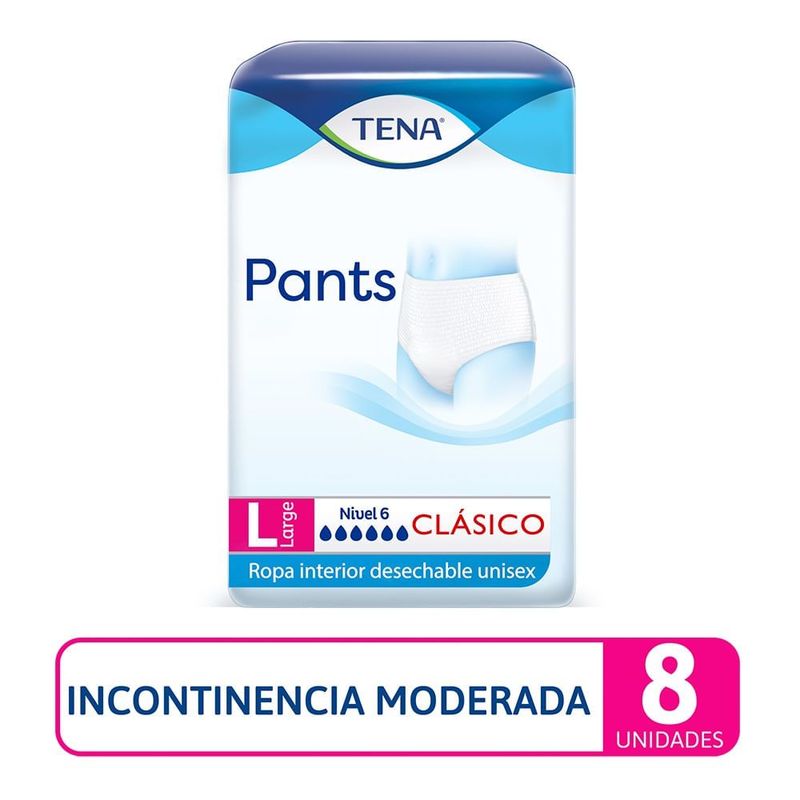 TENA - Pañal Tena Pants Clasico Talla L X 8und