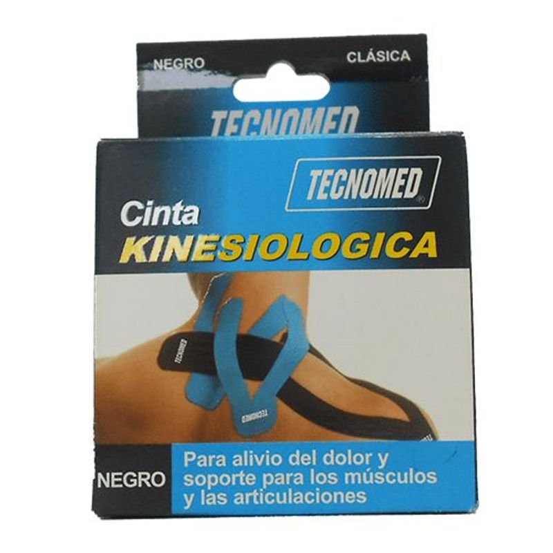 TECNOMED - Cinta Elastica Tecnomed Rollo Negro 5mt