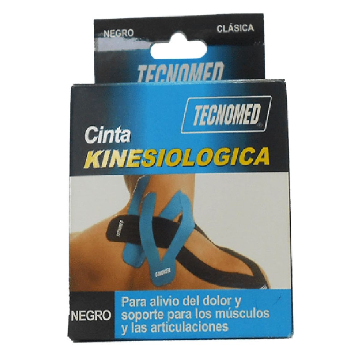 TECNOMED - Cinta Elastica Tecnomed Rollo Negro 5mt