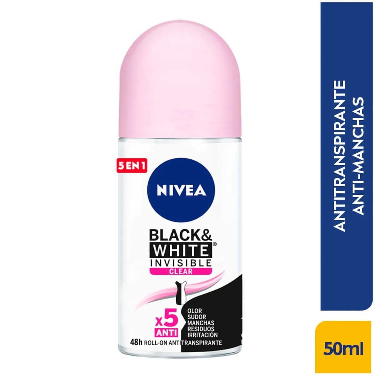 NIVEA - Desodorante Nivea Roll On Invisible X 50ml