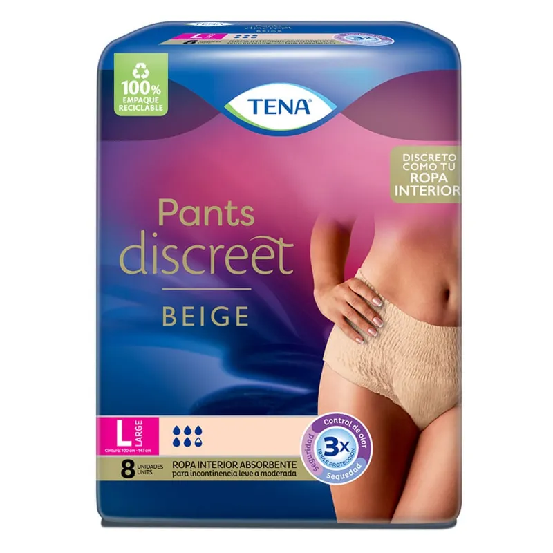 TENA - Pants Tena Pants Discreet L Beige X 8und