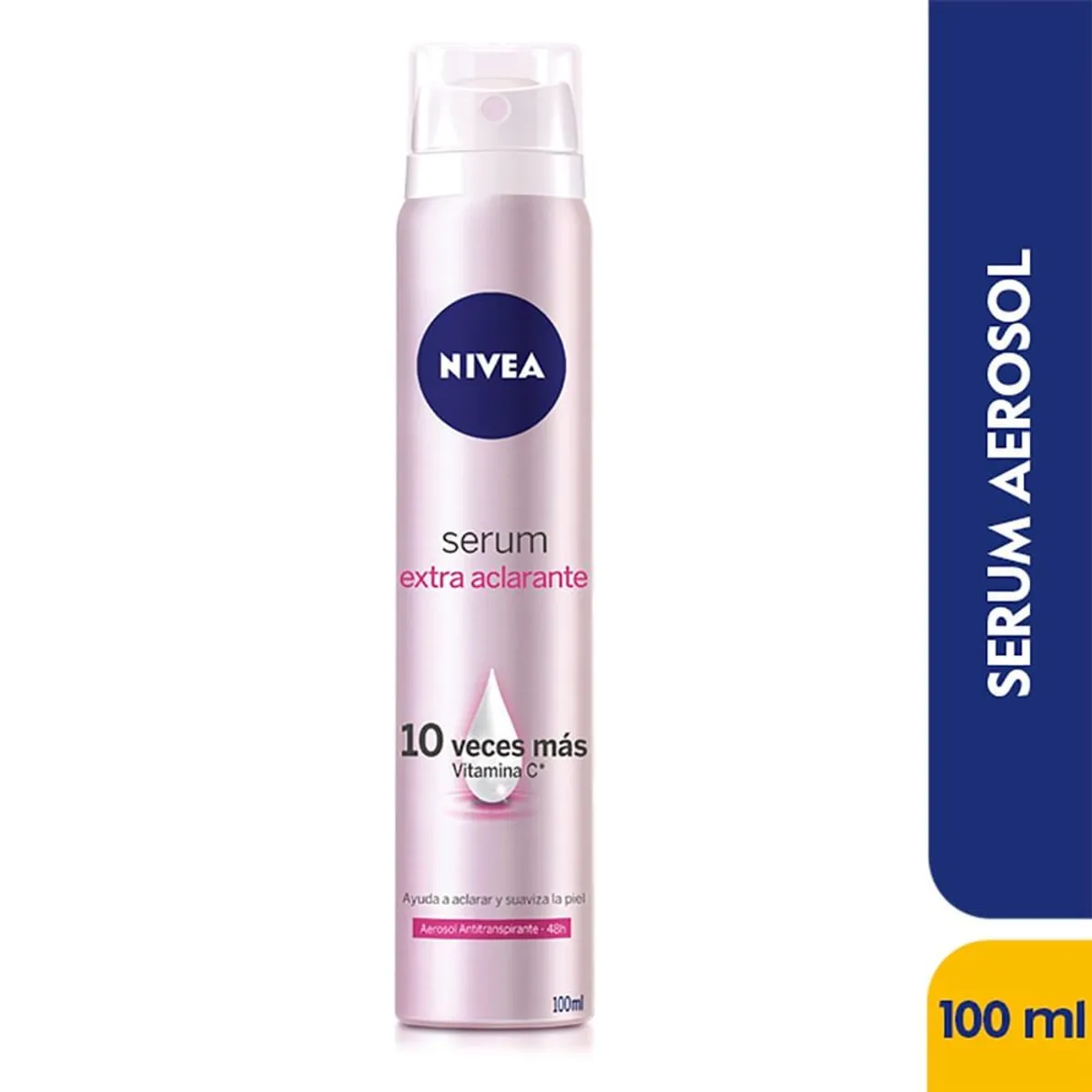 NIVEA - Desodorante Aerosol Nivea Serum Extra Aclarante X 100ml