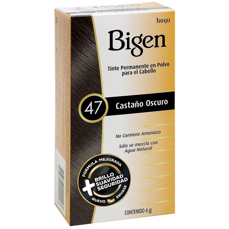 BIGEN - Tinte Bigen 47 Castaño Oscuro X 6g
